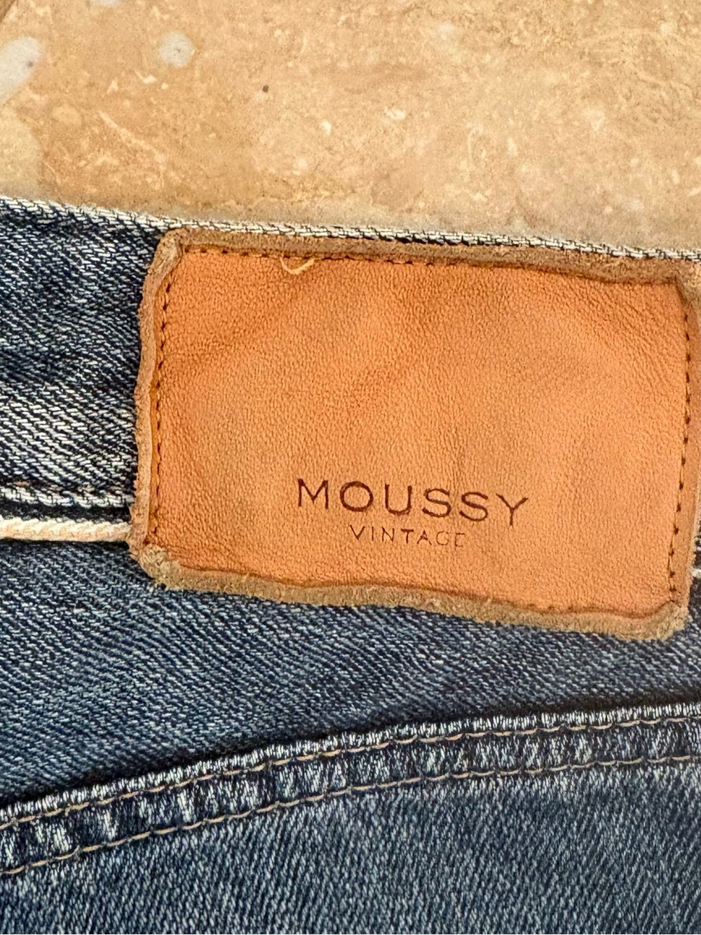 MOUSSY Vintage High Rise Button Fly Straight Jeans Size 31 - Picture 6 of 8